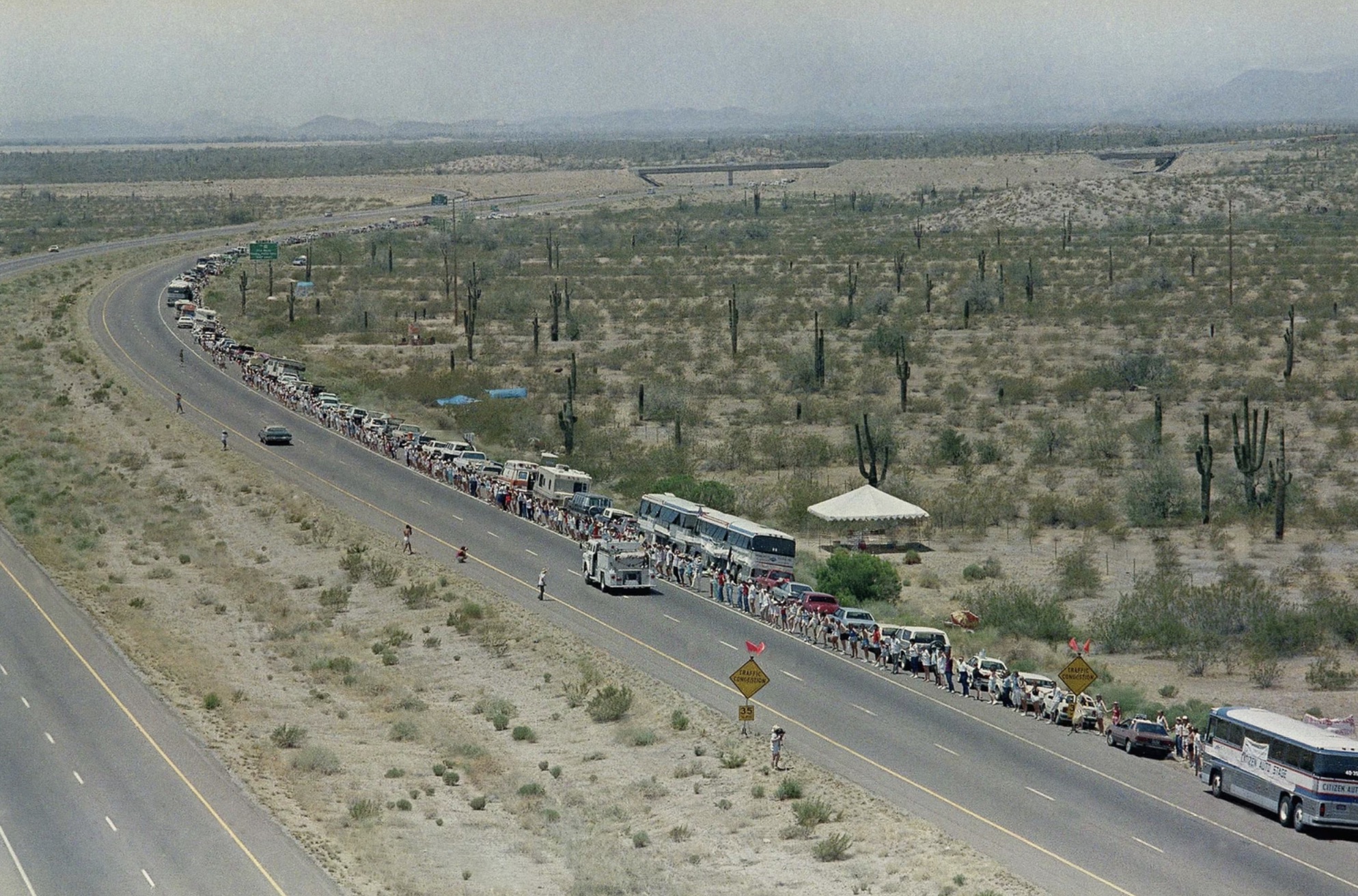 Hands Across America in Albuquerque, New Mexico 